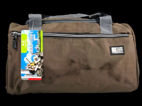 Двухсекционная дорожная сумка, 12 л, коричневая
