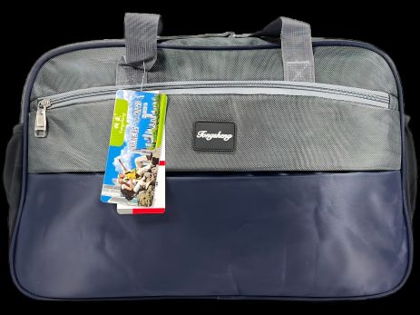 Дорожня сумка з двома відділеннями, 35 л, синя з сірим Дорожня сумка з двома відділеннями, 35 л, синя з сірим