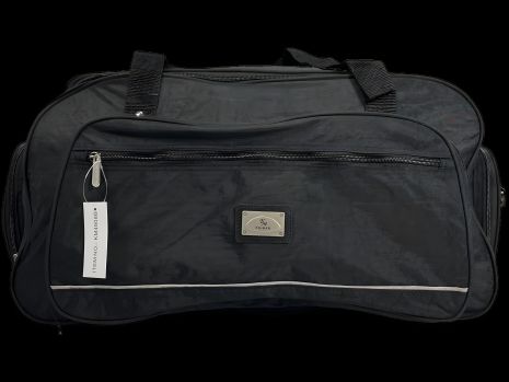 Четырехсекционная дорожная сумка объемом 54 л, черная