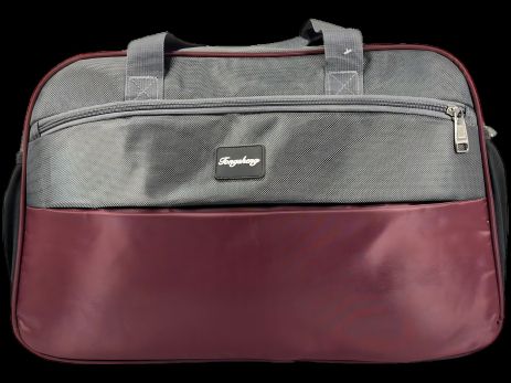 Дорожня сумка червона з сірим на два відділення, 35 л Дорожня сумка червона з сірим на два відділення, 35 л