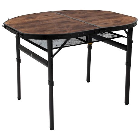 Bo-Camp Woodbine Oval стіл 100x70 cm Black/Wood look (1404185)