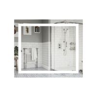 Дзеркало у ванну Qtap з підсвіткою, з антизапотіванням 80х70 см (QT2078NCF8070W)