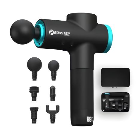 Електричний міні-масажний пістолет BOOSTER M2-B, потужний Електричний міні-масажний пістолет BOOSTER M2-B, потужний