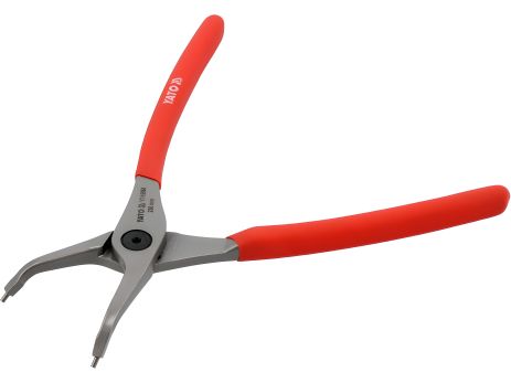 Щипці SEGERA для стопорних кілець, гнуті під 45°, стислі, l = 230 мм, Yato YT-19984