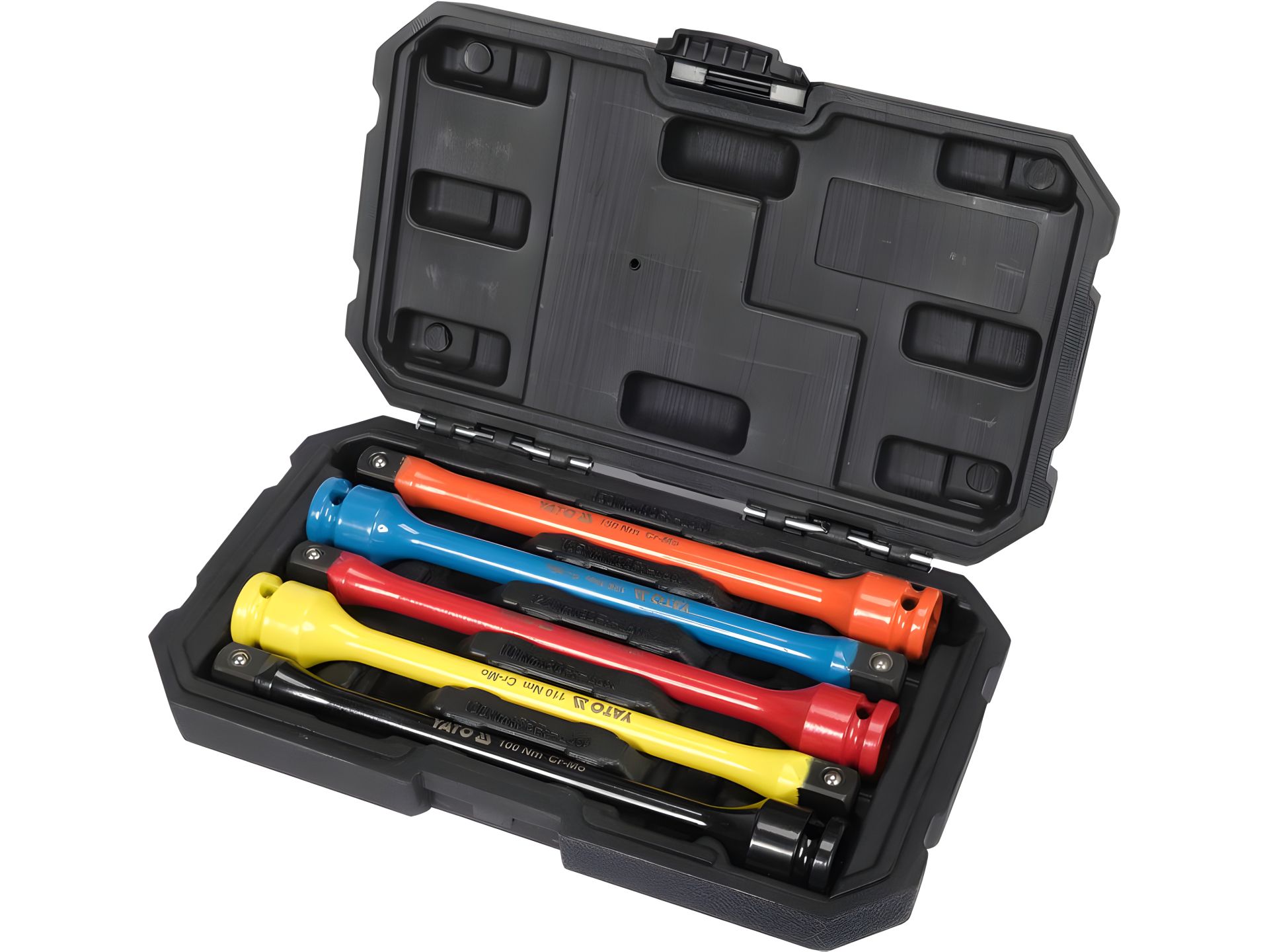 Подовжувачі ударні з квадратом 1/2", L = 200 мм, 5 шт. Yato YT-10567 Подовжувачі ударні з квадратом 1/2", L = 200 мм, 5 шт. Yato YT-10567