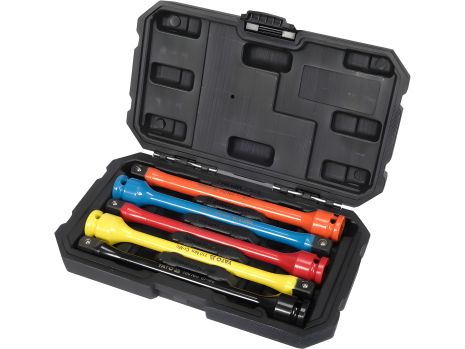 Подовжувачі ударні з квадратом 1/2", L = 200 мм, 5 шт. Yato YT-10567 Подовжувачі ударні з квадратом 1/2", L = 200 мм, 5 шт. Yato YT-10567