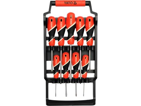 Набор отверток плоских и крестовых: SL, PH, 9 шт. [6/12] Yato YT-25968