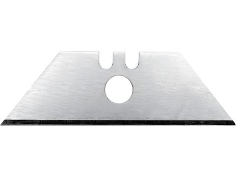 Трапециевидные сменные лезвия к ножам, размер 61x19x0.6 мм, упаковка 10 шт [24/144], бренд Vorel (76036)