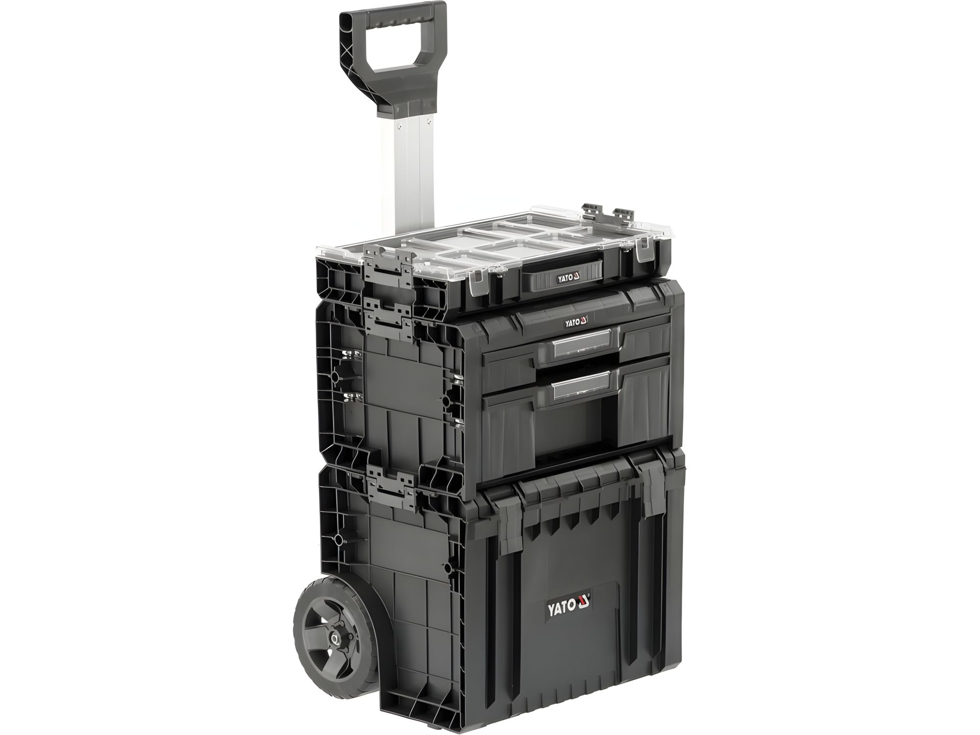 Ящики составные для инструментов S12 (3 шт. 685x450x380 мм) к модулю 35BT2P10P Yato YT-09173 Ящики составные для инструментов S12 (3 шт. 685x450x380 мм) к модулю 35BT2P10P Yato YT-09173