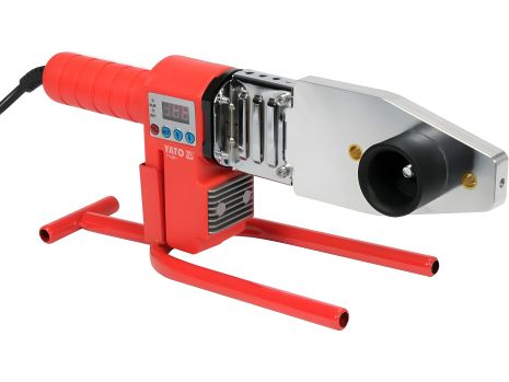 Паяльник для термопластиковых труб электросетей 175-245 В, P=800Вт, Ø=16-32мм с 4 адаптерами. Yato YT-82251 Паяльник для термопластиковых труб электросетей 175-245 В, P=800Вт, Ø=16-32мм с 4 адаптерами. Yato YT-82251