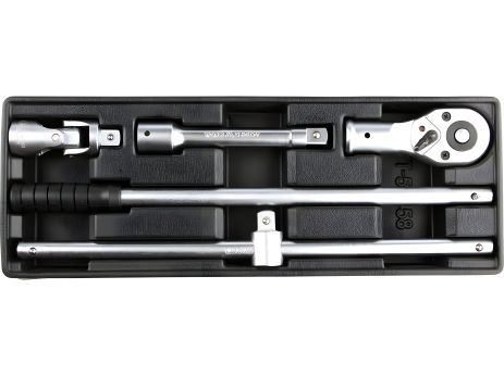 Инструментальный вклад к торцевым ключам 3/4", 385x175x41 мм, 4 эл. Yato YT-55458