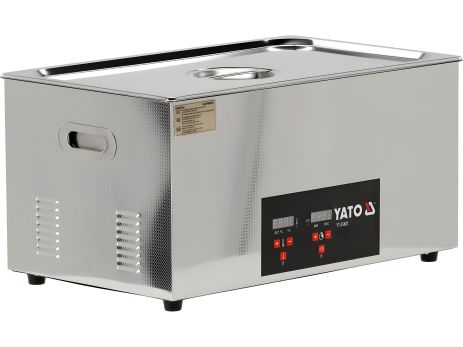 Ультразвукова мийка для майстерні, 230В, 480Вт ванна 50х33х29 см 22 л, раб. темп-0-80ºС Yato YT-55801