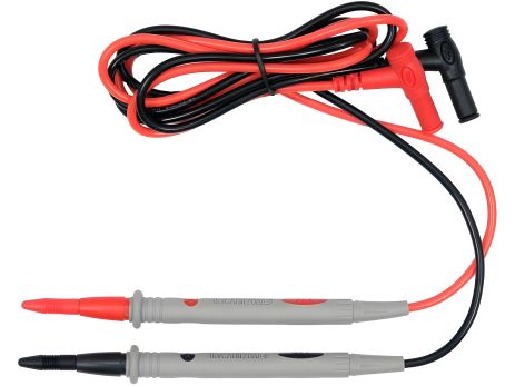 Щупы для цифровых тестеров 2 шт. l=15 см силиконовая изоляция, кабель – 120 см [50] Yato YT-73077