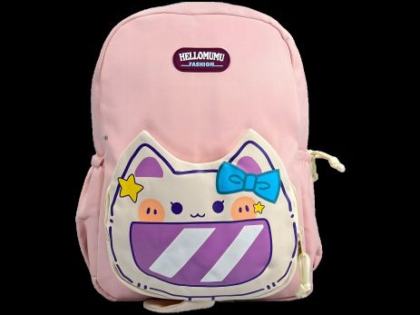 Розовый школьный рюкзак на два отделения с принтом Pusheen Розовый школьный рюкзак на два отделения с принтом Pusheen