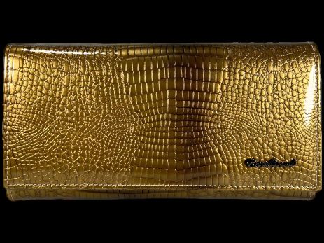 Женский кожаный кошелек золотой, с застежкой на молнии, для монет Женский кожаный кошелек золотой, с застежкой на молнии, для монет