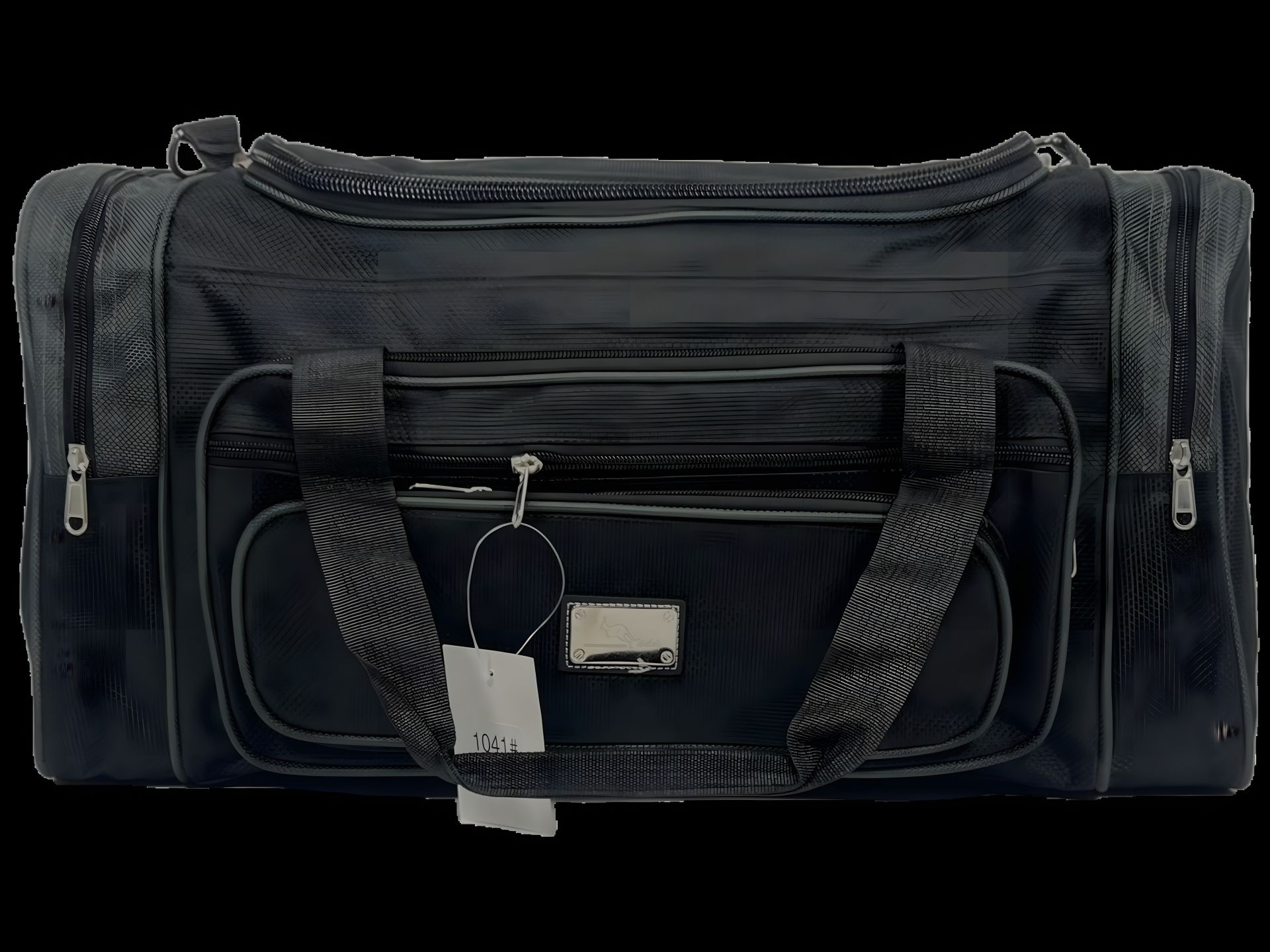 Дорожня сумка Wallaby з шістьма відділеннями 1041-2 чорна з сірим Дорожня сумка Wallaby з шістьма відділеннями 1041-2 чорна з сірим