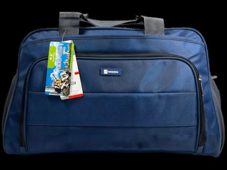 Синя дорожня сумка TONGSHENG на три відділення, модель TS 633-4