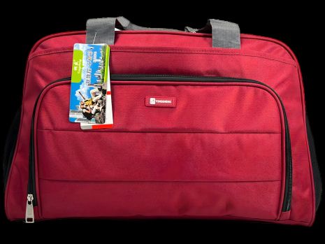 Дорожная сумка TONGSHENG на три отделения TS 633-1 красная