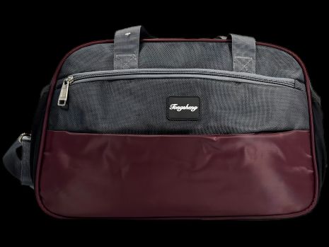 Бордова дорожня сумка на 22 л, два відділення