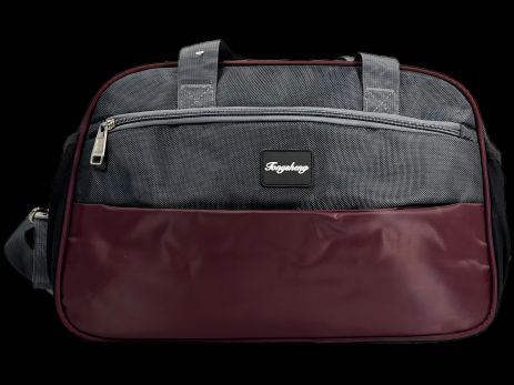 Дорожная сумка с двумя отделениями, 22 л, бордовая Дорожная сумка с двумя отделениями, 22 л, бордовая