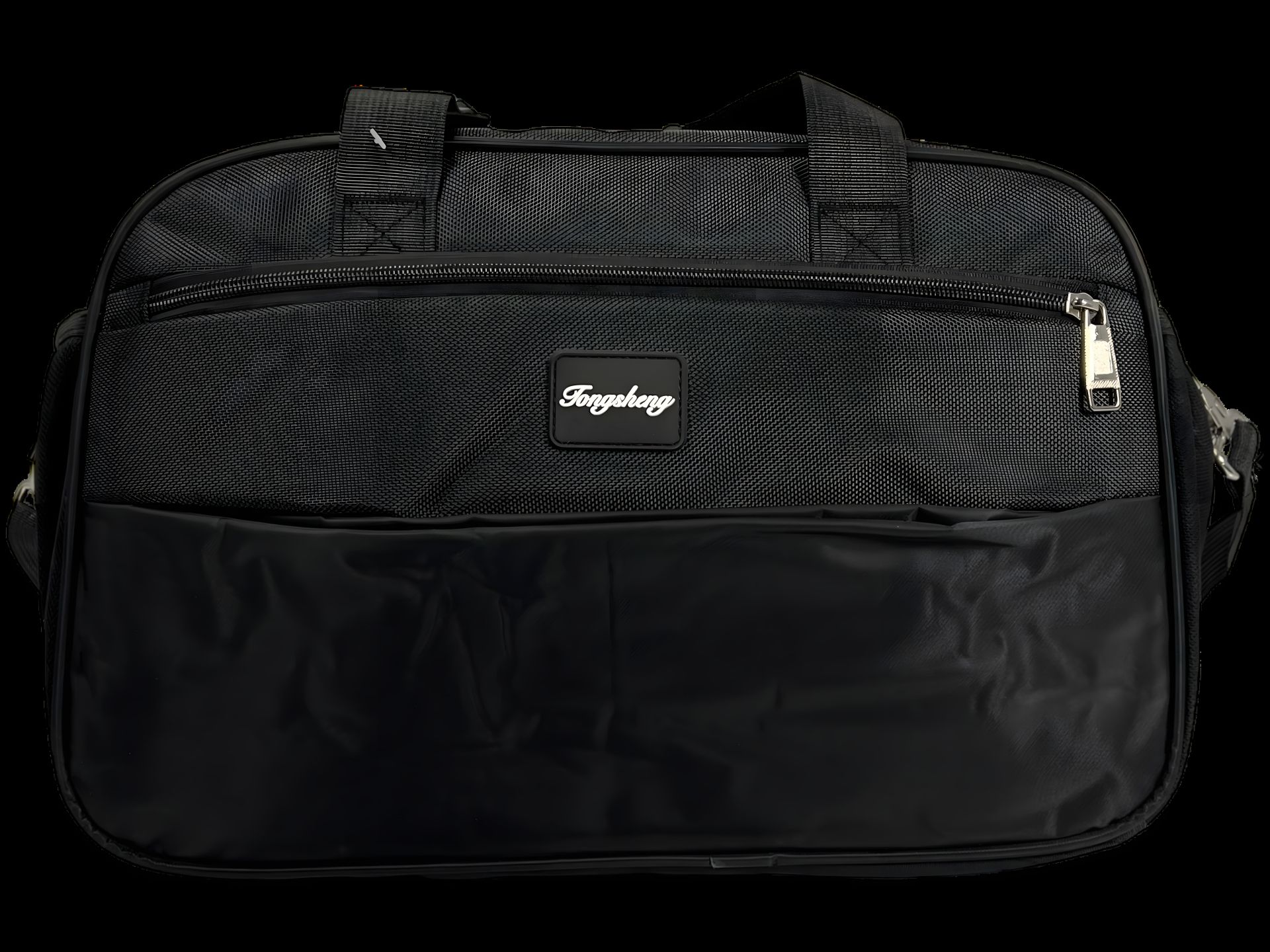 Дорожня сумка на два відділення, 22 л, чорна з додатковою кишенею Дорожня сумка на два відділення, 22 л, чорна з додатковою кишенею