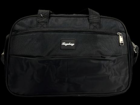 Дорожная сумка с двумя отделениями, 22 л, черная