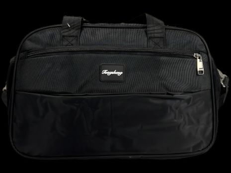 Дорожная сумка с двумя отделениями, 22 л, черная