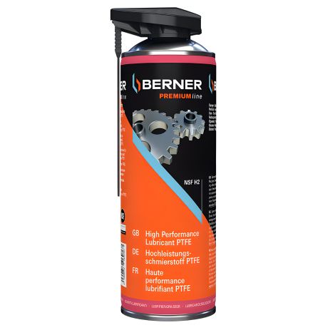 Премиальная высоконагрузочная смазка Berner PTFE, 500 мл Премиальная высоконагрузочная смазка Berner PTFE, 500 мл
