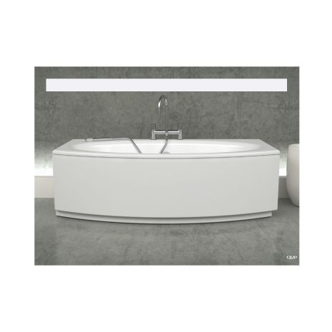 Зеркало біля ванни з підсвіткою Qtap Mideya Modern 80х60 см (QT207814146080W)