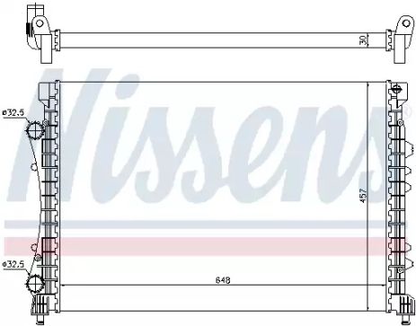 Renault Avantime, Nissens (63815) радіатор охолодження двигуна