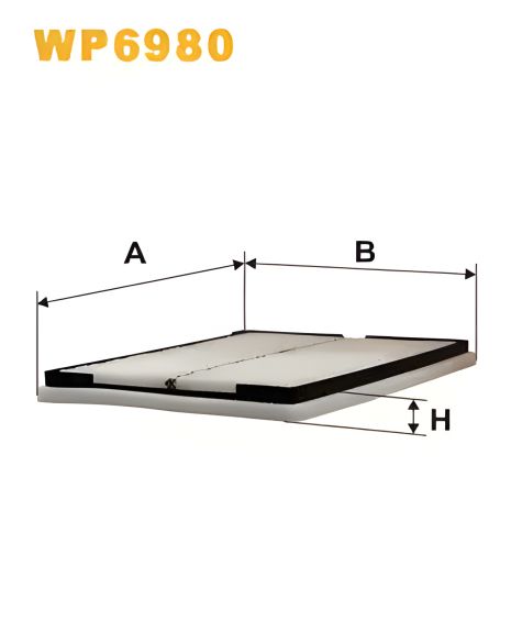 FORD, NISSAN TERRANO SALON FILTR, WIXFILTRON (WP6980)
