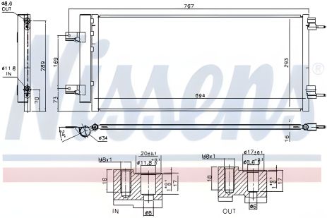 Радіатор, конденсор кондиціонера VAUXHALL ASTRA, OPEL ASTRA, NISSENS (940734) Радіатор, конденсор кондиціонера VAUXHALL ASTRA, OPEL ASTRA, NISSENS (940734)