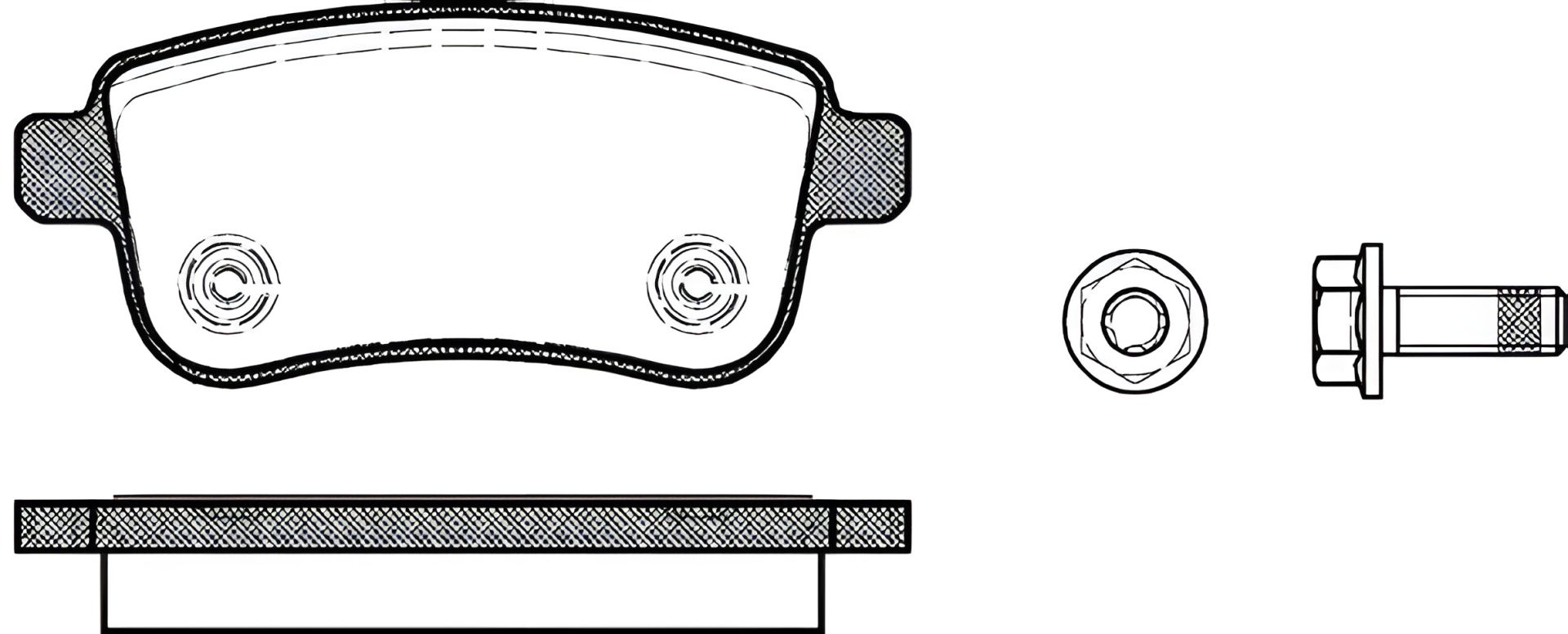 Тормозные колодки для дисковых тормозов RENAULT MEGANE, REMSA (138700) Тормозные колодки для дисковых тормозов RENAULT MEGANE, REMSA (138700)
