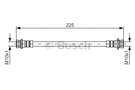 Тормозной шланг CHEVROLET AVEO, DAEWOO KALOS, BOSCH (1987481387) Тормозной шланг CHEVROLET AVEO, DAEWOO KALOS, BOSCH (1987481387)