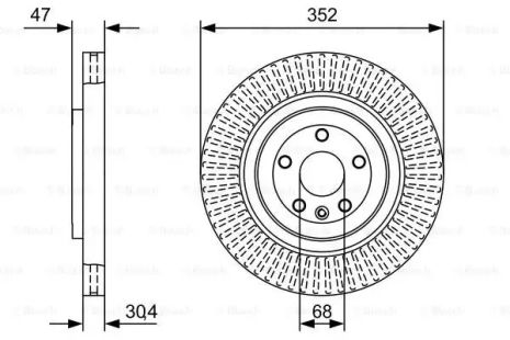 Brake Ford USA, Bosch (0986479W53)