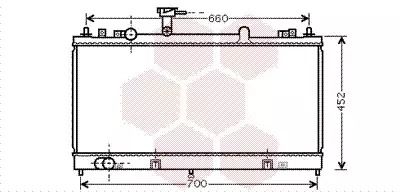 Радіатор охолодження двигуна MAZDA 6, Van Wezel (27002162)