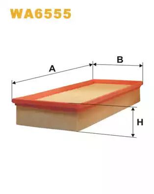 Фильтр воздушный MERCEDES-BENZ S-CLASS, WIXFILTRON (WA6555)