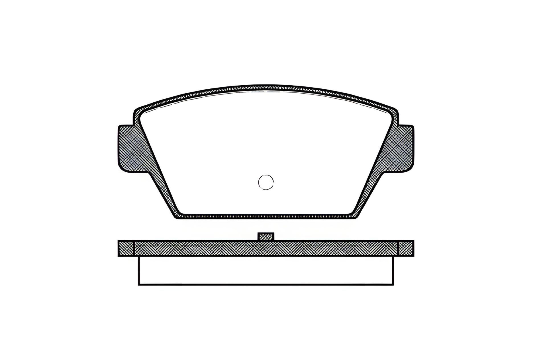 Комплект гальмівних колодок для MITSUBISHI GALANT, REMSA (021500) Комплект гальмівних колодок для MITSUBISHI GALANT, REMSA (021500)