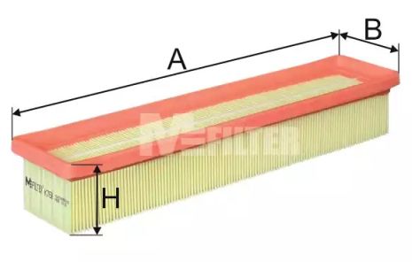 Фільтр повітряний DACIA SANDERO, RENAULT THALIA, M-FILTER (K768)