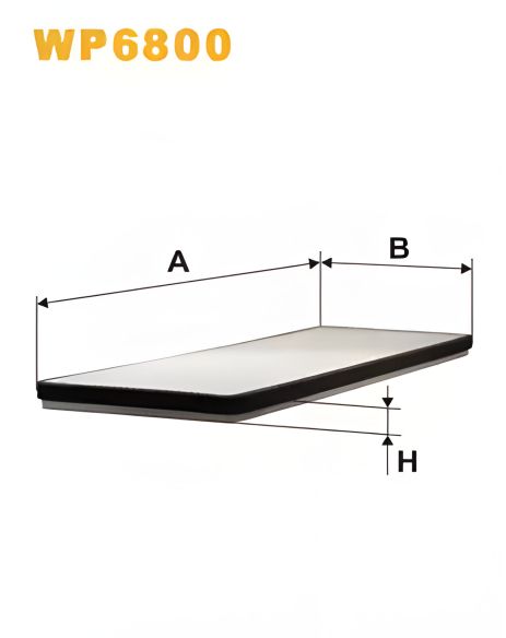 Фільтр салону для OPEL CALIBRA, CHEVROLET CELTA, від WIXFILTRON (WP6800)