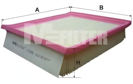 Повітряний фільтр VW VENTO, M-FILTER (K205)