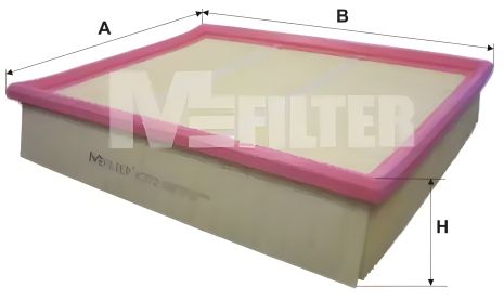 Фильтр воздушный MERCEDES-BENZ M-CLASS, M-FILTER (K372)