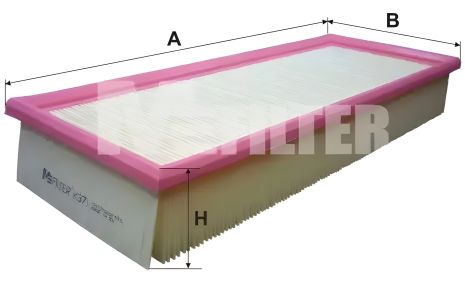 Воздушный фильтр для FORD MONDEO, M-FILTER (K371) Воздушный фильтр для FORD MONDEO, M-FILTER (K371)