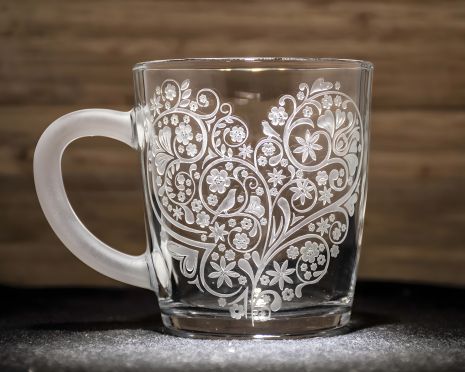 Чашка для закоханих із гравіюванням від SandDecor Чашка для закоханих із гравіюванням від SandDecor