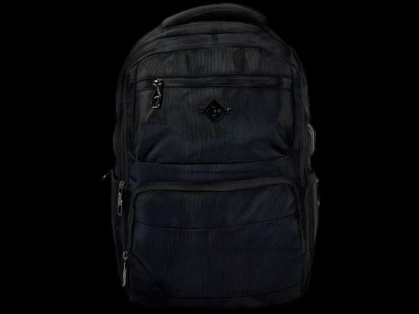 Черный городской рюкзак на 4 отделения, 18 л Черный городской рюкзак на 4 отделения, 18 л