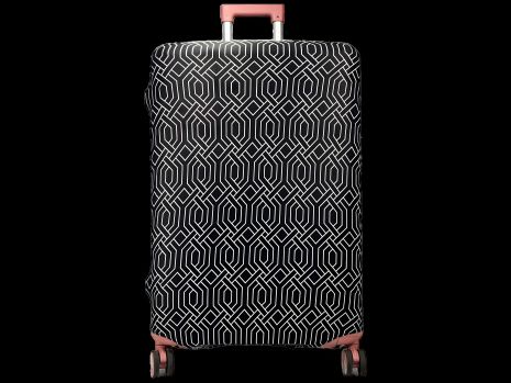 Чохол Aoleisi з фастексом для фіксації на валізі 28-2 чорний