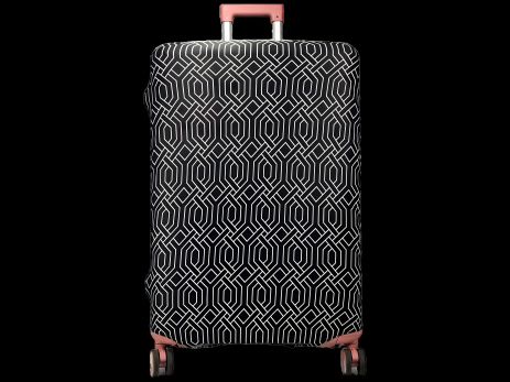 Чохол Aoleisi з фастексом для фіксації на валізі 28-2 чорний