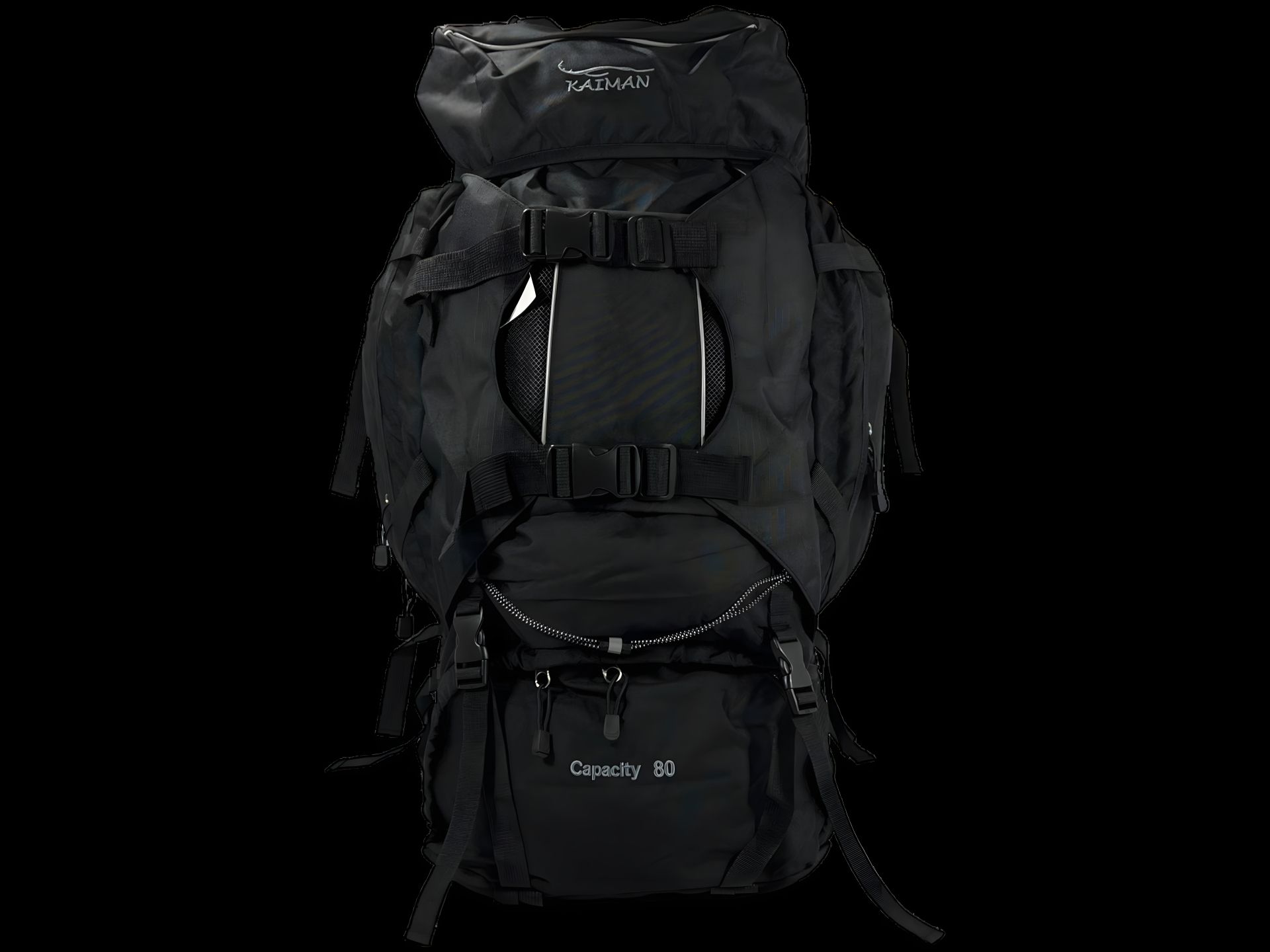 Рюкзак на 80 л туристичний з анатомічною спинкою, чорного кольору Рюкзак на 80 л туристичний з анатомічною спинкою, чорного кольору