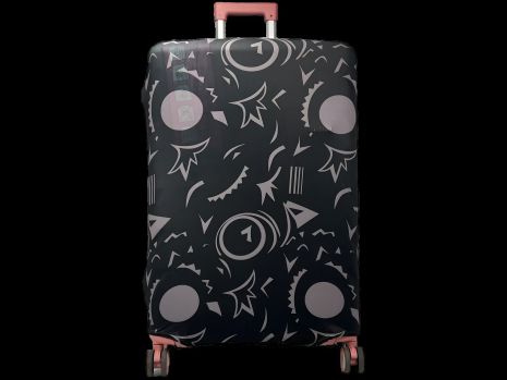 Чохол з фастексом для валізи Aoleisi, чорний Чохол з фастексом для валізи Aoleisi, чорний