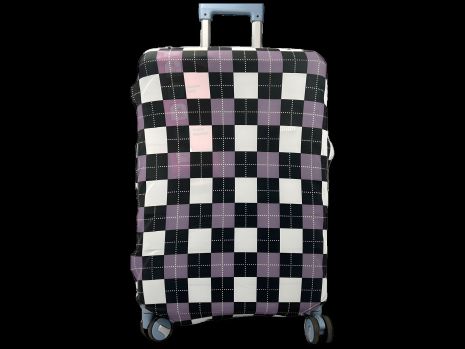 Валізний чохол Aoleisi з фастексом для кращої фіксації на валізі 24-1 різнокольоровий